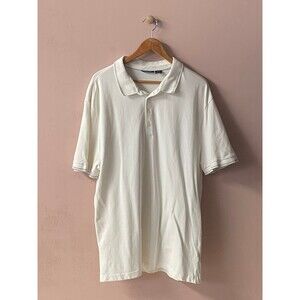 Claiborne Men’s Cream Polo Shirt Size XXL